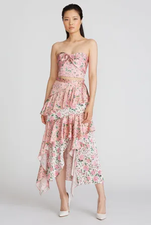Amur Christa Floral Bustier Top - Size 6 - NEW with Tags thumbnail 2