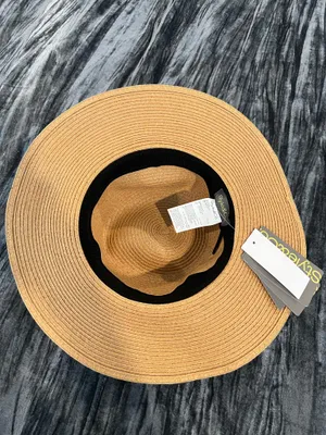 Stylish Tan Straw Hat by Style Co thumbnail 2
