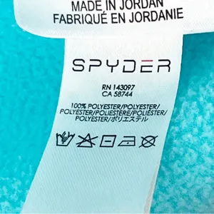 SPYDER Core Teal Long Sleeves Side Zip Pockets Jacket Size XS Outerwear Gorpcore thumbnail 4