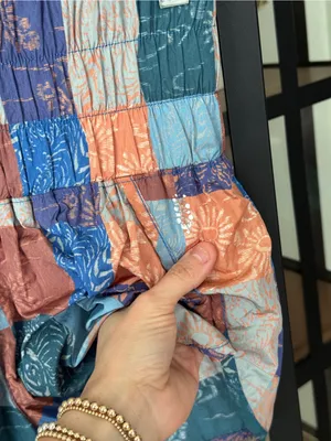 FP Movement patchwork shorts the way home high rise waisted colorful boho preppy thumbnail 6
