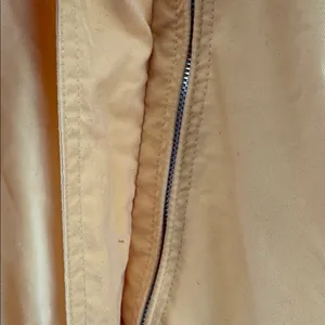 Norm Thompson Yellow Lightweight Jacket vintage lined cinched waist spring M thumbnail 9