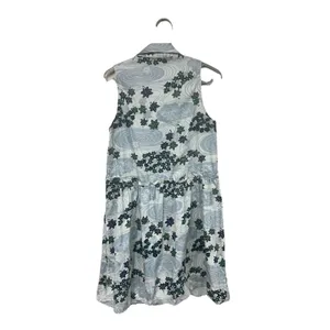 Tuckernuck Sleeveless Royal Shirt Dress Provence Breeze Floral Size Small thumbnail 3