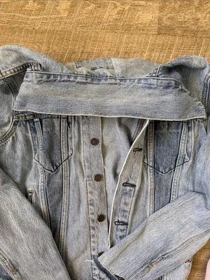 Levi's Altered Trucker Denim Jacket Size Small thumbnail 4