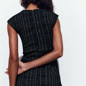 Zara Textured Jacquard Dress thumbnail 10