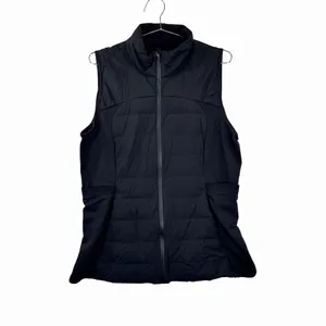 Lululemon Women Vest True Black Goose Down For It All Puffer Outdoor Size 14 thumbnail 2