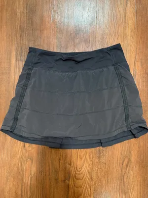 Lululemon Black Pace Rival Skirt Regular thumbnail 2