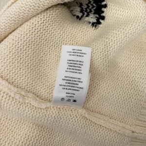 RAILS Perci Animal Star Sweater Ivory Black Camel Cotton Blend Knit X-Small thumbnail 14
