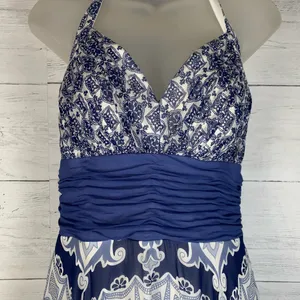 Signature by Sangria 100% Silk Handkerchief Dress size 10 EUC thumbnail 3