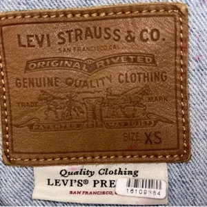Levi's Light Blue Denim Oversized Jacket(Size XS) thumbnail 13