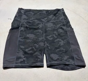 Fabletics power hold High-Waist Camo Bike Shorts medium thumbnail 1