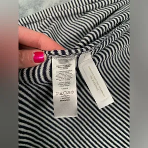 NWT Loft cardigan Black and White Striped sweater small MSRP$70 thumbnail 4