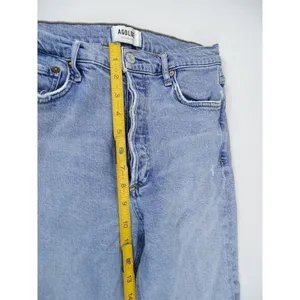 AGOLDE Jeans Womens 28 Nico Jean High Rise Button Fly Cropped Headlines Distress thumbnail 10