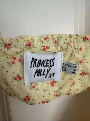 Princess Polly Yellow Floral Skirt and Bra Top Set thumbnail 8