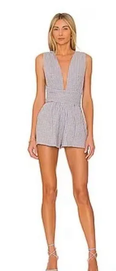 Callie Romper in Blue thumbnail 1
