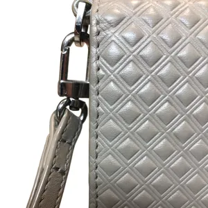 Tory Burch Marion Embossed Leather Convertible Clutch Wristlet, Taupe thumbnail 3