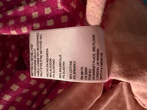 Urban Outfitters Antibes Gingham Puff Sleeve Midi Dress Pink Size Small thumbnail 7