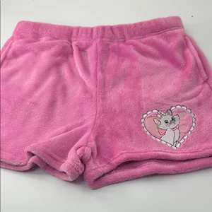 Disney Pink Fleece Shorts with Cat Design thumbnail 14