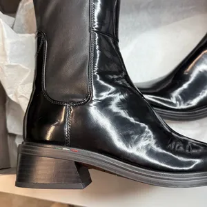 Franco Sarto Giselle Knee High Boot- Black Glossy- Size 7 thumbnail 5