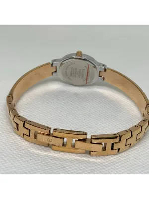 Elgin Diamond two Tone women’s watch oval 18mm Mop dial up to 7.5” running thumbnail 5