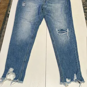Kancan women’s high rise fray distressed jeans size 9/28 thumbnail 2