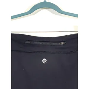 Athleta Women's Contender 2 in 1 Black Short & Skirt Size M Black Zip Pocket thumbnail 9