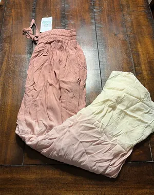 Ombre Linen Pants Pink thumbnail 1