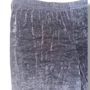 Notations Woman | Black Crushed Velvet Pull-On Pants | 2X (QVC) thumbnail 2