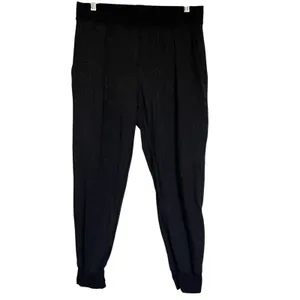 Lululemon Street To Studio Pant II Black Snakeskin Python Print Joggers Womens M thumbnail 2