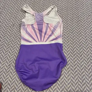 GK Girl Leotard Purple Colorblock Friendship Classic, Adult XS thumbnail 8