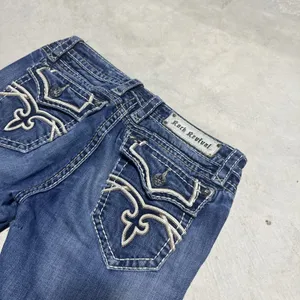 Rock Revival Kelly Skinny Women's Jeans SZ 29 Flap Pockets Boot Denim Thick thumbnail 9