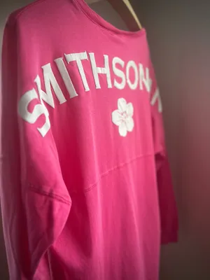 Pink Vintage Smithsonian Long Sleeve thumbnail 1