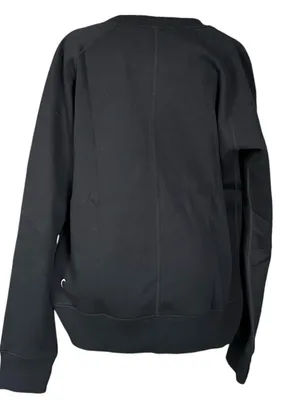 Zyia Active Oh So Soft Pocket Crewneck Sweatshirt Black Size XL thumbnail 3