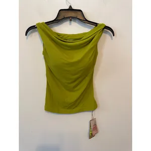 OGL Move Sprout Green Asymmetrical One Shoulder Brami Tank Top Size XS New NWT thumbnail 2