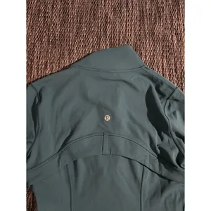 Lululemon Define Jacket *Nulu Storm Teal Sculpting Bodycon Lightweight Size 6 thumbnail 4