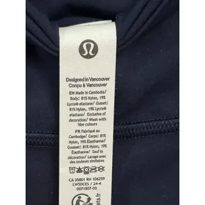 Lululemon Align HR pant 25” size 6 with pockets True Navy New with Tags thumbnail 5