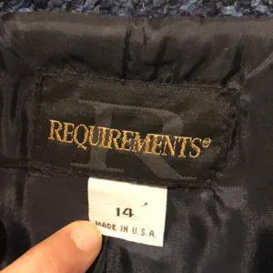 Vintage Requirements Tweed Chenille Dark Blue Blazer thumbnail 2