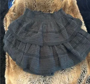 Black ruffle Aerie mini skirt thumbnail 1