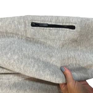 PrettyLittleThing Gray Mock Neck Long Sleeve 1/2 Zip Sweatshirt Women Sz M thumbnail 8