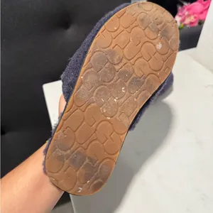 UGG Cozy Gray Fuzzy Slippers thumbnail 5