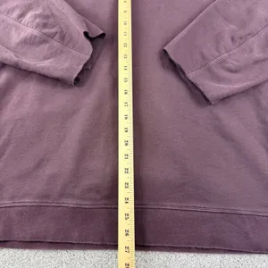 Lululemon Oversized Sweatshirt Womens Brownish Raw Hem Pullover‎ Thrashed Lounge thumbnail 3