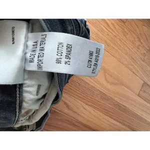 Agolde Women's 28 Shorts Blue‎ Denim Stretch Cutoff Distressed 2" Inseam thumbnail 9