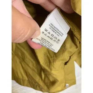 Free People mustard yellow oversized‎ long sleeve top 100% cotton women's medium thumbnail 10
