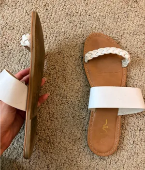 Braided double strapped sandals  thumbnail 3