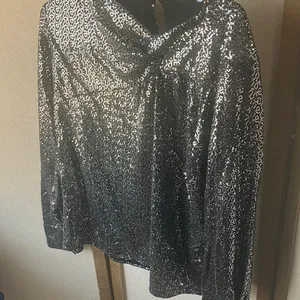 FINAL MARKDOWN Zara lined Sequin Blouse medium thumbnail 1