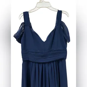 Chic Navy Blue Maxi Dress IEFIEL Size 4 thumbnail 5