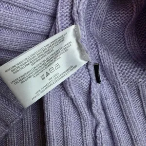 Banana Republic Womens Lavender Purple Cable Knit Crew Neck Sweater NLN02685 M‎ thumbnail 6