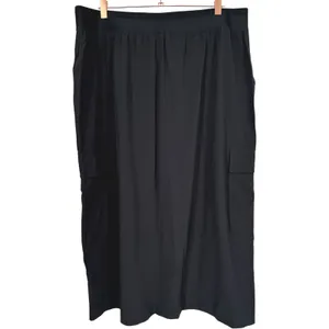 Athleta Brooklyn Heights High Rise Cargo Midi Skirt Black Size 16 Activewear thumbnail 5