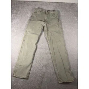 VTG Women's 90s Denim Wrangler Jeans WPL6428 15x32‎ (30x32) Cowgirl Cut Green thumbnail 2
