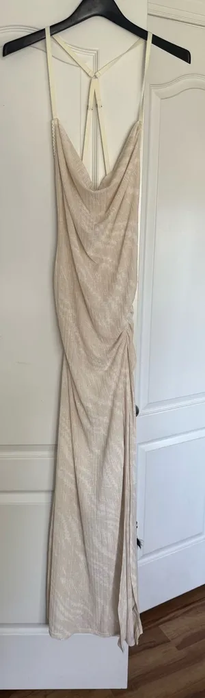 Free people cover up slip dress with leg slit thumbnail 1