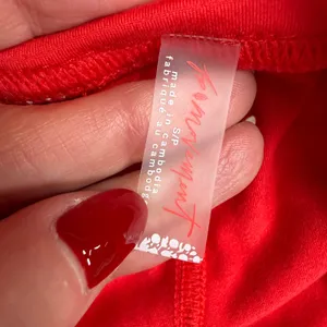 Free People FP Movement S Off Road Joggers Pants Utility Slouchy Red Relaxed thumbnail 5